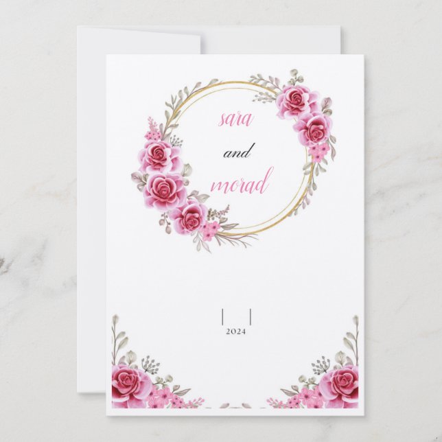 melhor cartão de casamento (Frente)