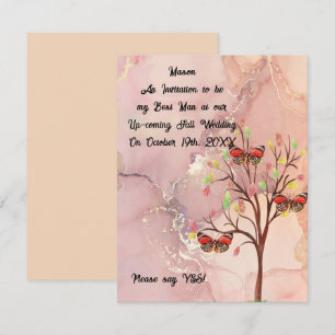 Melhor Cartão de Casamento outono de Solicitação d