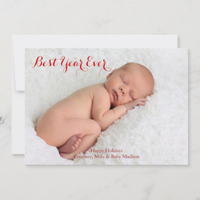 Melhor cartão de Natal de foto de todos os tempos (Frente)