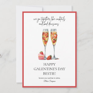 Melhor cartão de Natal de Galentine's Day para ami