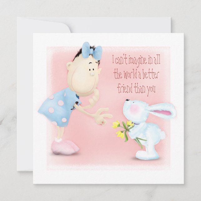 Melhor Cartões de agradecimentos Amigo (Frente)