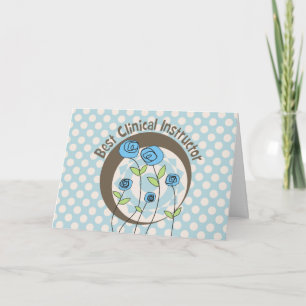 Melhor Cartões de agradecimentos de Instrutor Clín