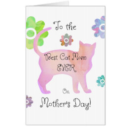 Melhor Cat Mãe em Dia de as mães