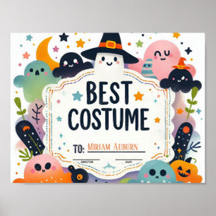 Melhor Certificado de Costume - Poster de tema fan