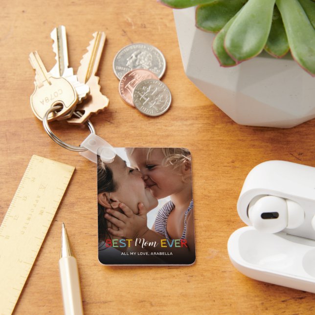 Melhor Chaveiro de Foto de Mãe Nunca (Mesa)