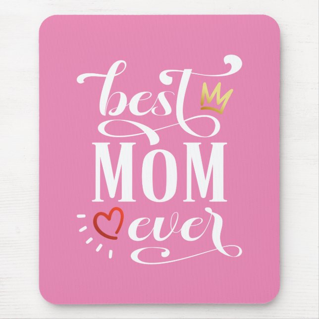 Melhor Citação de Dia de as mães da Mãe | Mousepad (Frente)