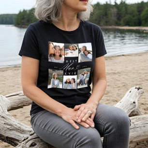 Melhor Colagem de Foto Coração de Script Elegante 