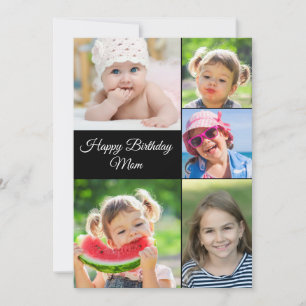 Melhor Colagem de Fotos de Aniversário para Mãe Ca