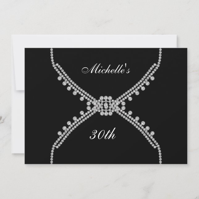 Melhor Convite de aniversário Preto (Frente)