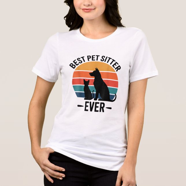 Melhor Cuidador de Cães de Todos os Tempos Present (Frente)