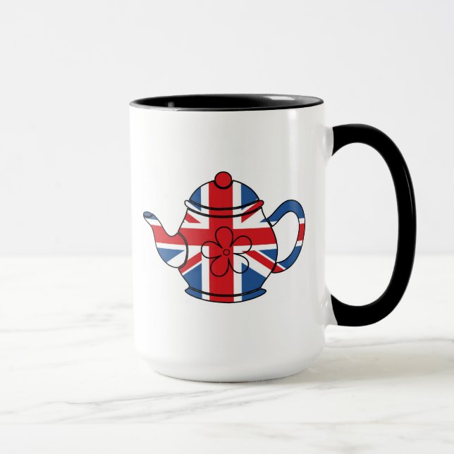 Melhor da caneca britânica do design do bule de (Direita)