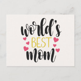Melhor Dia de as mães da Mãe do Mundo | Cartão Pos