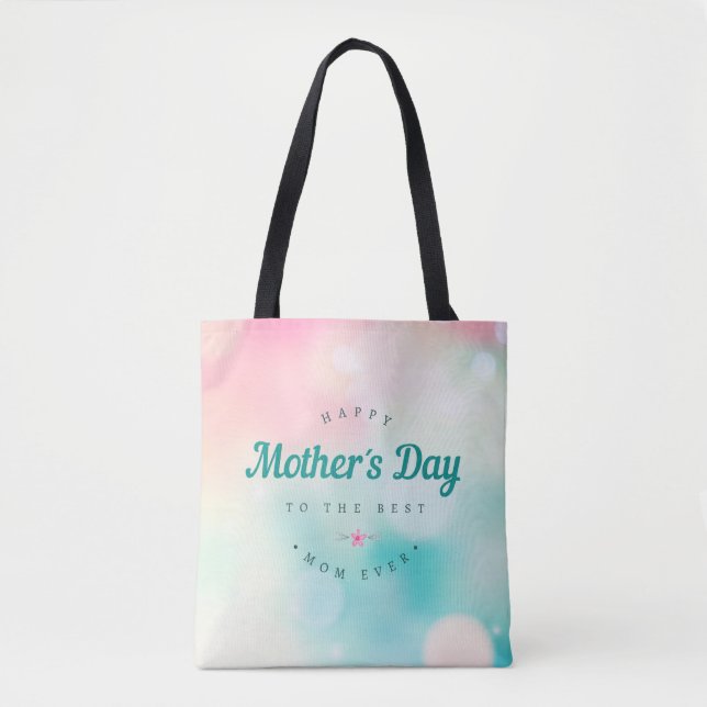 Melhor Dia de as mães Feliz da Mãe | Bolsa Tote (Frente)