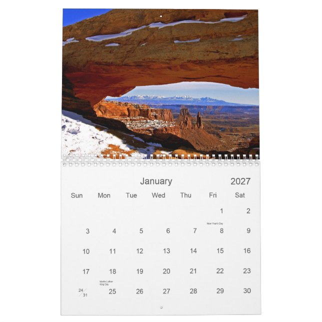 Melhor do calendário da fotografia 2013 de (Jan 2027)