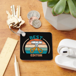 Melhor Editor - Chaveiro de Estilo Retroativo