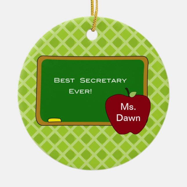 Melhor Enfeites de natal do Secretário (Frente)