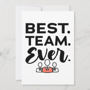 Melhor equipe de sempre, presentes de equipe para 