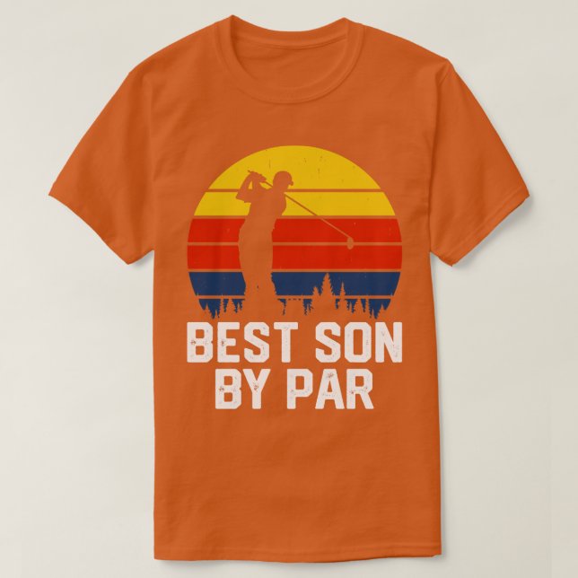 Melhor Filho Por Camisa De Par Para Homens (Frente do Design)