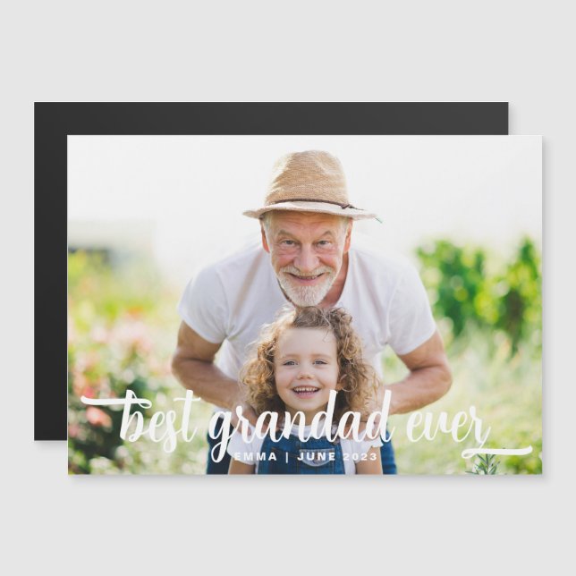 Melhor Foto do Vovô Nunca (Frente/Verso)