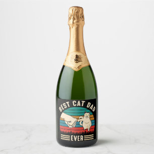 Melhor Gato Pai de Sempre Punho de Gato Vintage Ma