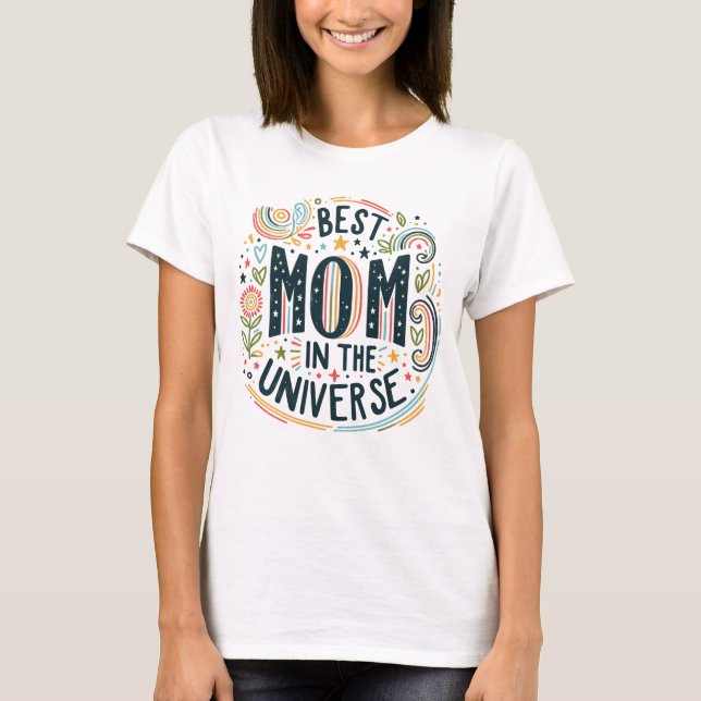 Melhor M na camiseta do Universo (Frente)
