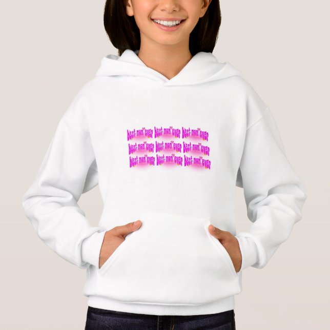 Melhor Mãe Alguma Vez Crianças Hoodie - Presente d (Frente)