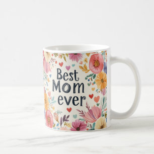 Melhor Mãe Alguma Vez Flórida Caneca de Café Dia d