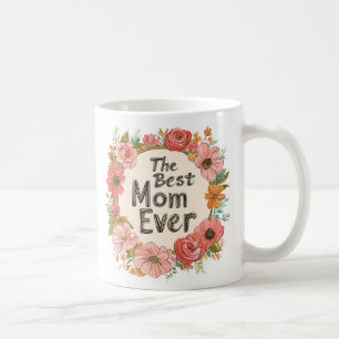 Melhor Mãe Alguma Vez Flórida Caneca de Café Dia d