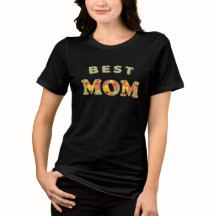 MELHOR MÃE – Camiseta do Dia das Mães com Estampa 
