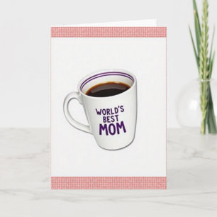 Melhor Mãe Caneca de Café Cartão