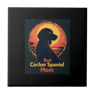 Melhor Mãe de Cachorro - Camiseta Cocker Spaniel V