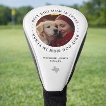Melhor Mãe de Cachorro no Texas com Foto Personali