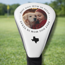 Melhor Mãe de Cachorro no Texas Foto Personalizada