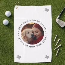 Melhor Mãe de Cachorro no Texas Foto Personalizada