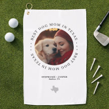 Melhor Mãe de Cachorro no Texas Foto Personalizada