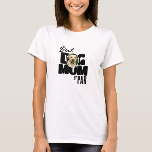 Melhor Mãe de Cachorro por Par Camiseta de Golfe c