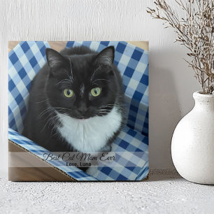 Melhor Mãe de Cat já Personalizada Foto e Texto