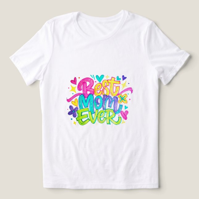 Melhor Mãe de Todas (Estilo 2) (Design frontal)