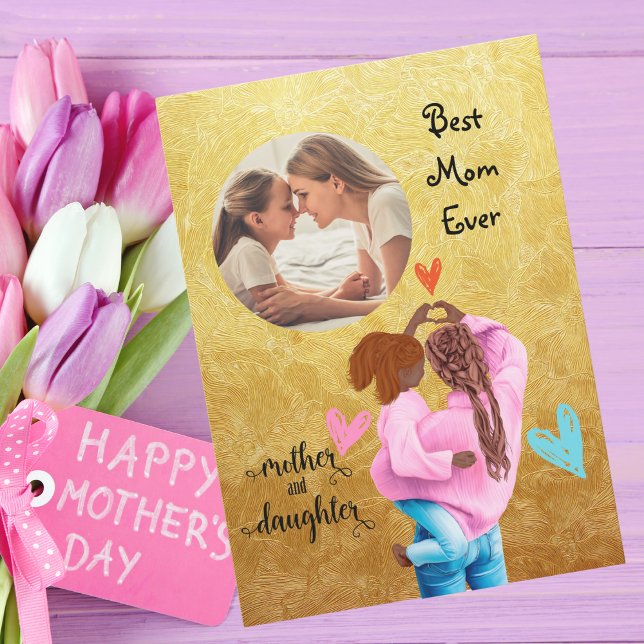 Melhor Mãe de Todas  Foto Cartão de Boas Festas do (Criador carregado)