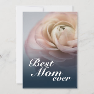 Melhor Mãe de Todos os Tempos com Grande Rosa Rosa