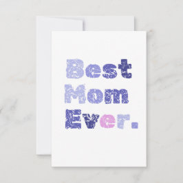 Melhor Mãe do Mundo Cartão de Boas Festas do Dia d