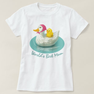 Melhor Mãe do Mundo - Mãe de Pato e Camiseta de Be