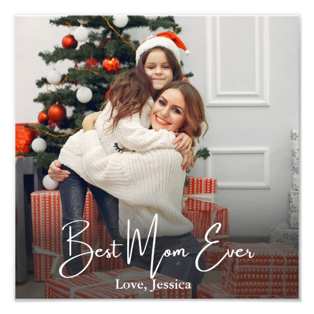 Melhor Mãe Já Personalizada Foto (Frente)