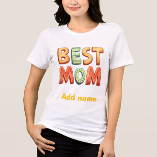 Melhor Mãe Letras Coloridas em Bloco - Mãe Fofa 