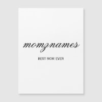 Melhor Mãe Personalizada Nome De Caligrafia