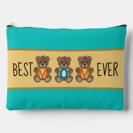 Melhor Mãe Teddy Ursa Grande Bolsa de Acessórios