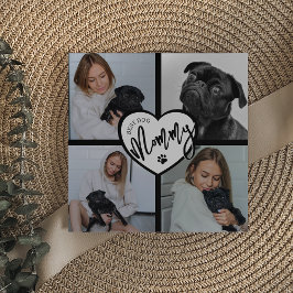 Melhor Mamãe de Cachorro | Colagem de Fotos
