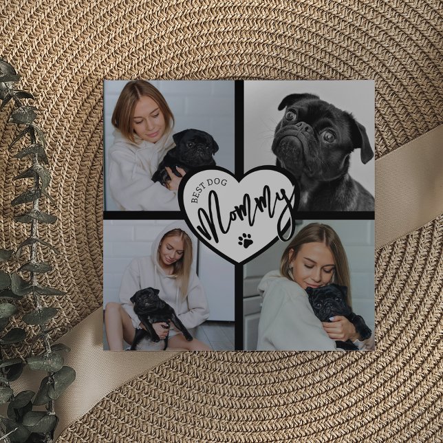 Melhor Mamãe de Cães | Colagem de Fotografias (Criador carregado)