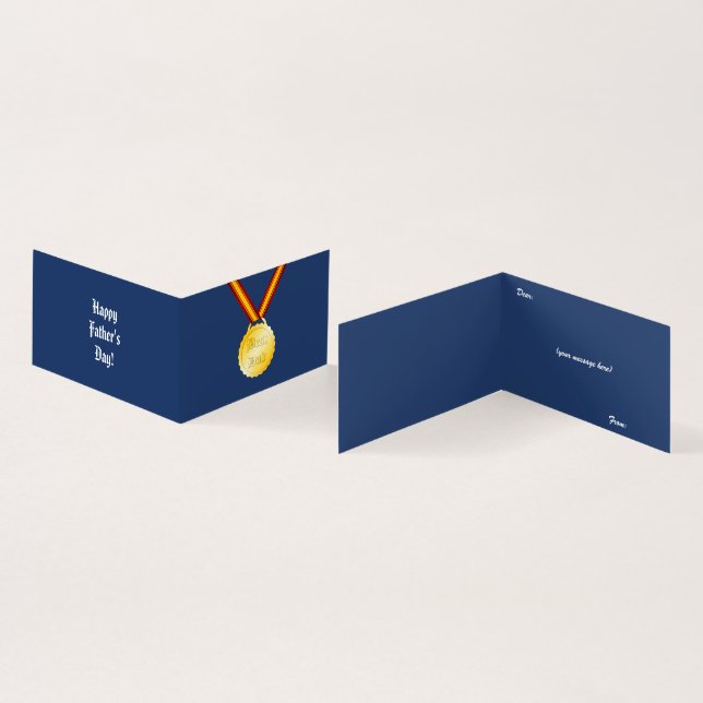 Melhor Medalha do Pai Dia dos Pais (Interior e exterior)