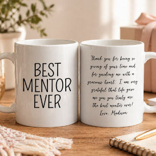Melhor Mentor de Todos Caneca Personalizada com Co